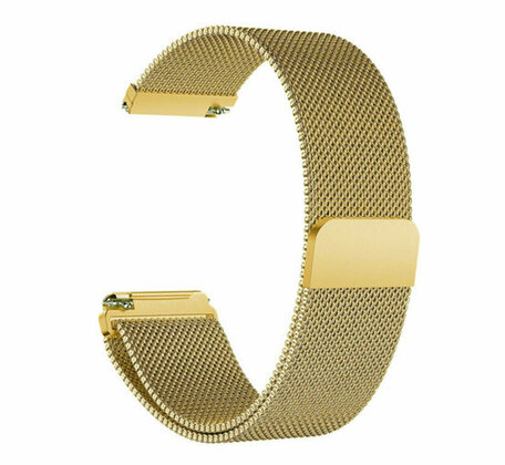 Fitbit Versa 1 / 2 & Lite milanaise Armband - Größe: Klein - Gold