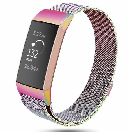 Fitbit Charge 3 & 4 milanaise Armband - Größe: Klein - Farbe