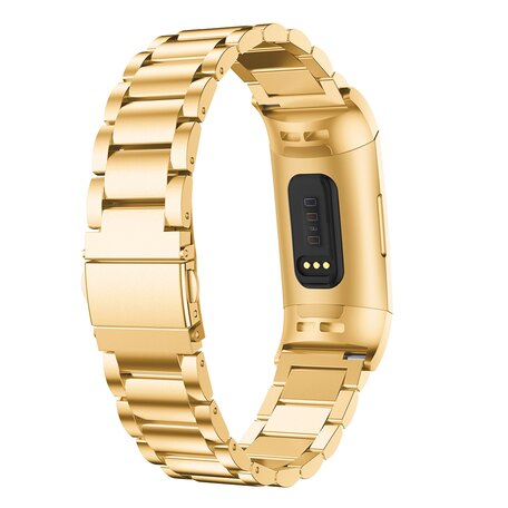 Fitbit Charge 3 & 4 Metallband - Gold