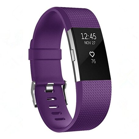 Fitbit Charge 2 Sportband - Größe: Klein - Lila