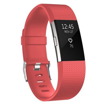 Fitbit Charge 2 Sportband - Größe: Klein - Koralle