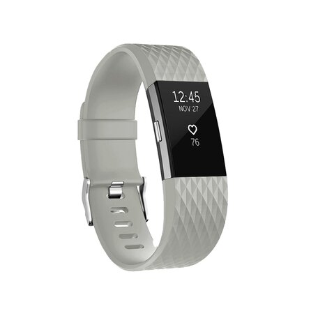 Fitbit Charge 2 Silikonarmband - Größe: Klein - Grau