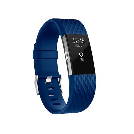 Fitbit Charge 2 Silikonband - Größe: Klein - Blau