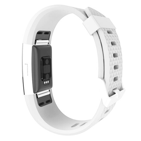 Fitbit Charge 2 Silikonarmband - Größe: Klein - Weiß
