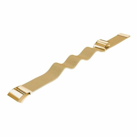 Fitbit Charge 2 milanaise Armband - Größe: Klein - Gold