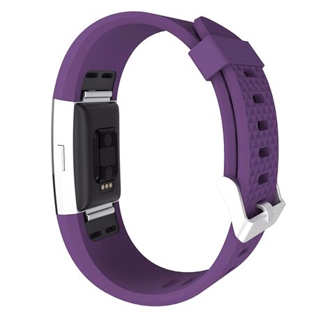 Fitbit Charge 2 Silikonband - Größe: Groß - Lila