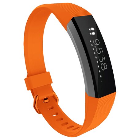 FitBit Alta HR Silikonarmband mit Schnalle - Größe: Large - Orange