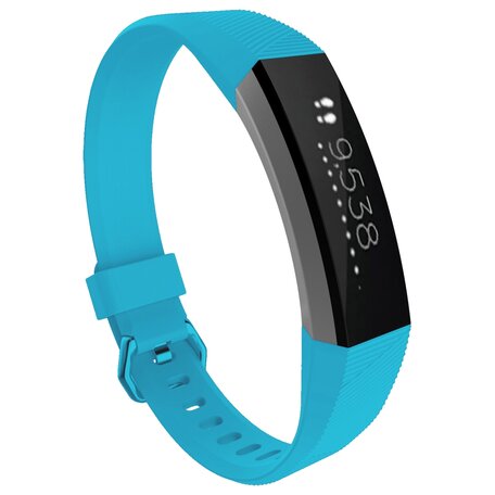 FitBit Alta HR Silikonarmband mit Schnalle - Größe: Groß - Meeresblau