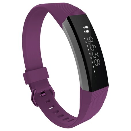 FitBit Alta HR Silikonarmband mit Schnalle - Größe: Large - Dunkelviolett