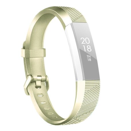 Fitbit Alta Silikonband - Größe: Groß - Vintage Gold