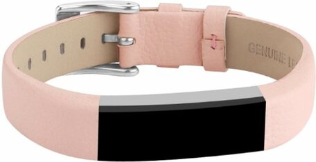 Lederband Fitbit Alta - Babyrosa