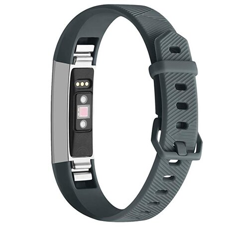 FitBit Alta HR Silikonarmband mit Schnalle - Größe: Large - Dunkelgrau