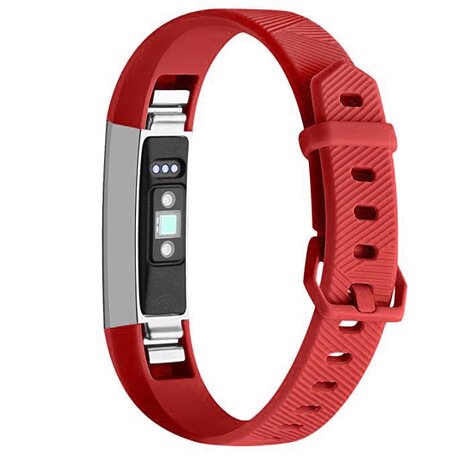 FitBit Alta HR Silikonarmband mit Schnalle - Größe: Groß - Rot