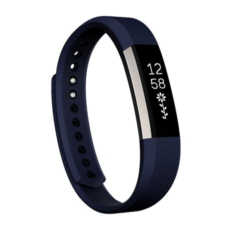 Fitbit Alta Silikonband, Größe: Klein, Länge: 18.5CM - Dunkelblau