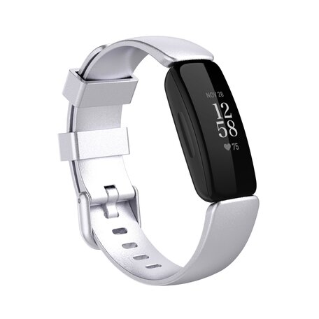 Fitbit Inspire 2 & Ace 3 - Sportarmband mit Schnalle - Größe: Large - Silber