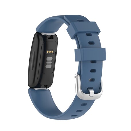 Fitbit Inspire 2 & Ace 3 - Sportarmband mit Schnalle - Größe: Large - Blau