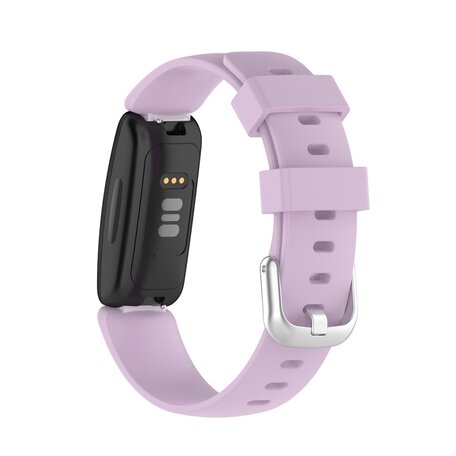 Fitbit Inspire 2 & Ace 3 - Sportarmband mit Schnalle - Größe: Large - Hellviolett