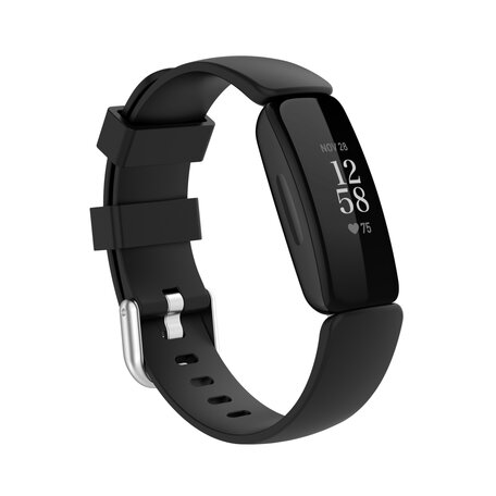 Fitbit Inspire 2 & Ace 3 - Sportarmband mit Schnalle - Größe: Large - Schwarz