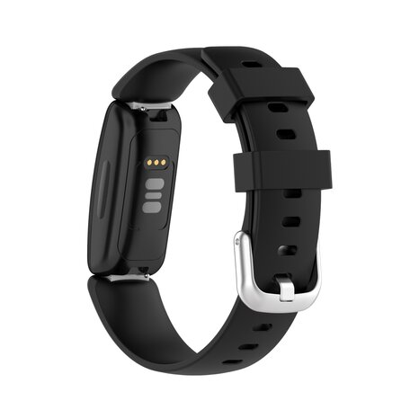 Fitbit Inspire 2 & Ace 3 - Sportarmband mit Schnalle - Größe: Large - Schwarz