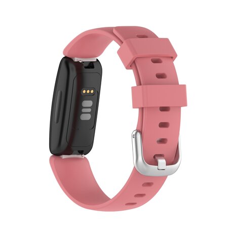 Fitbit Inspire 2 & Ace 3 - Sportarmband mit Schnalle - Größe: Large - Altrosa