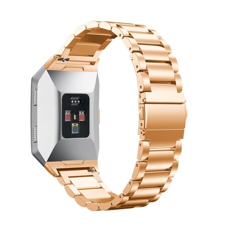 Fitbit Ionic - Gliederarmband Edelstahlband - Roségold