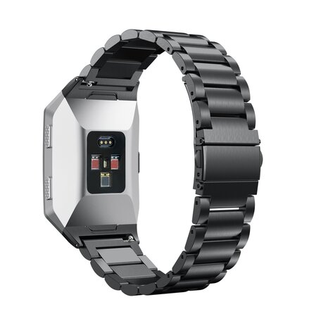 Fitbit Ionic - Link-Armband Edelstahlband - Schwarz