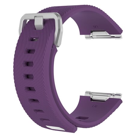 Fitbit Ionic Silikonband mit Schnalle - Größe: Large - lila