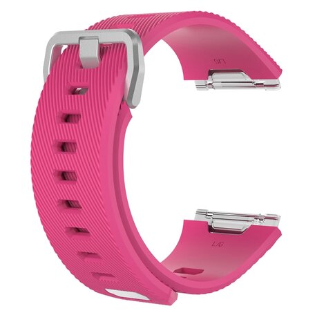 Fitbit Ionic Silikonband mit Schnalle - Größe: Large - rosa