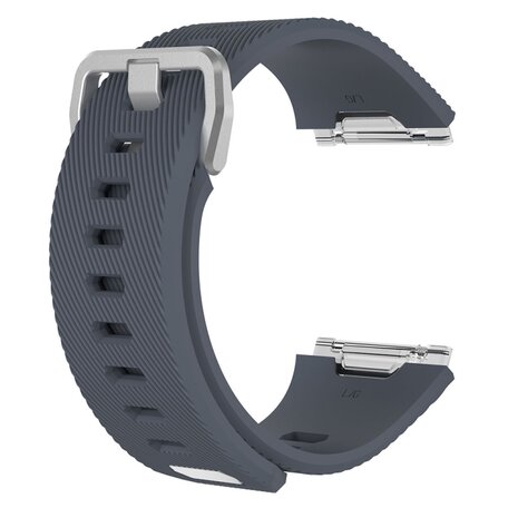 Fitbit Ionic Silikonband mit Schnalle - Größe: Klein - dunkelgrau