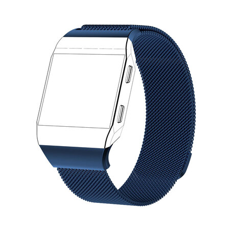 Fitbit Ionic Milanaise Armband - Größe: Klein - Blau