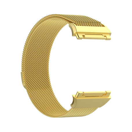 Fitbit Ionic Milanaise Armband - Größe: Klein - Gold