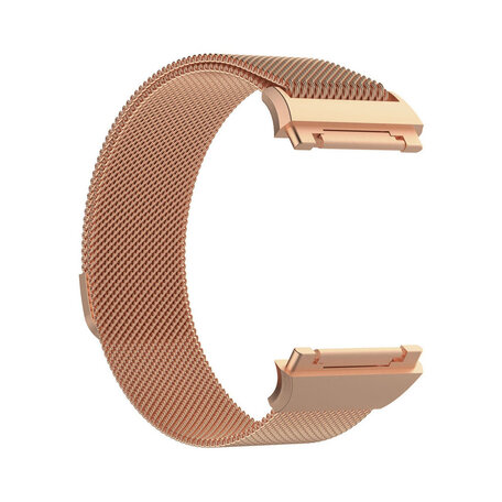 Fitbit Ionic Milanaise Armband - Größe: Groß - Champagner Gold