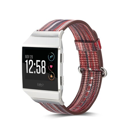 Fitbit Ionic TPU Armband - Rot / Grau