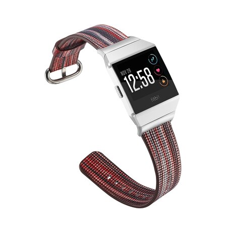 Fitbit Ionic TPU Armband - Rot / Grau