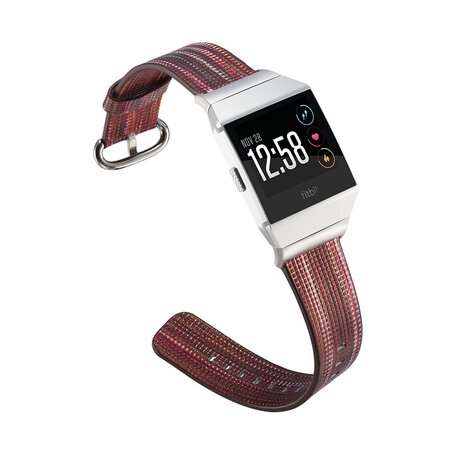 Fitbit Ionic TPU Armband - Bordeaux / Braun