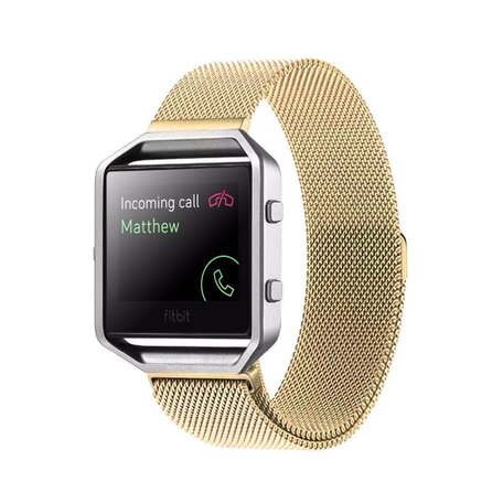 Milanaise FitBit Blaze Uhrenarmband nur für Fitbit Blaze - Farbe Gold