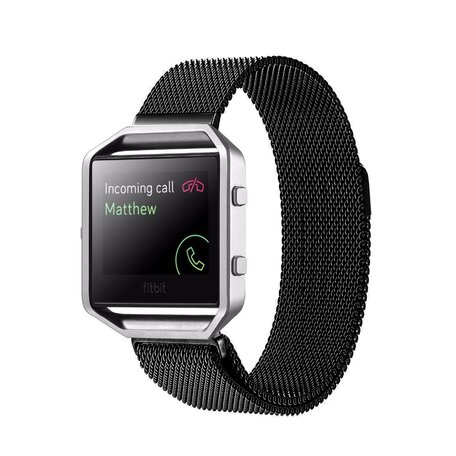 Milanaise FitBit Blaze Uhrenarmband nur für Fitbit Blaze - Schwarz