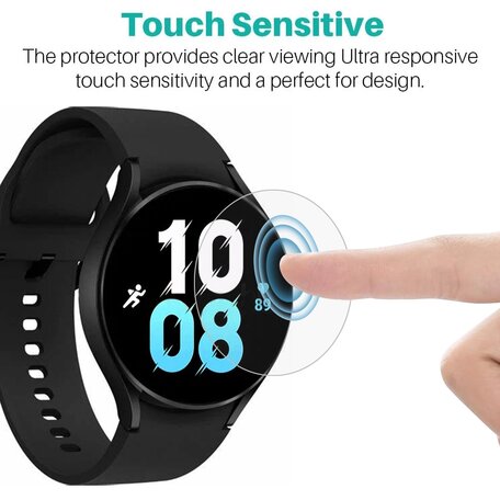 Displayschutzfolie - Vollschutz - Geeignet für die Samsung Galaxy Watch 5 - 40mm