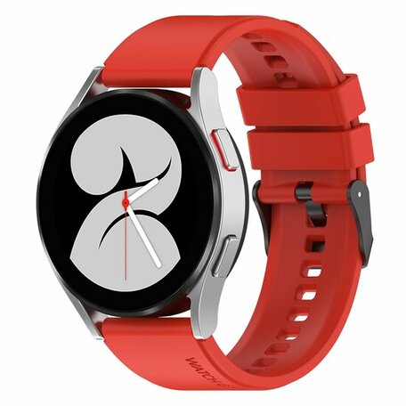 Samsung Galaxy Watch 4 - 40mm & 44mm - Silikon Schnallenarmband - Rot