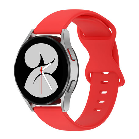 Samsung Galaxy Watch 4 - 40mm & 44mm - Festes Farb-Sportband - Rot