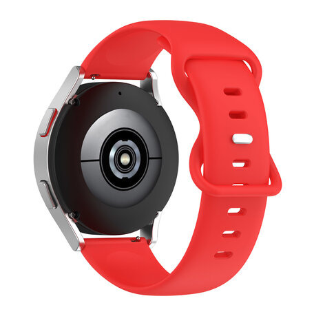 Samsung Galaxy Watch 4 - 40mm & 44mm - Festes Farb-Sportband - Rot