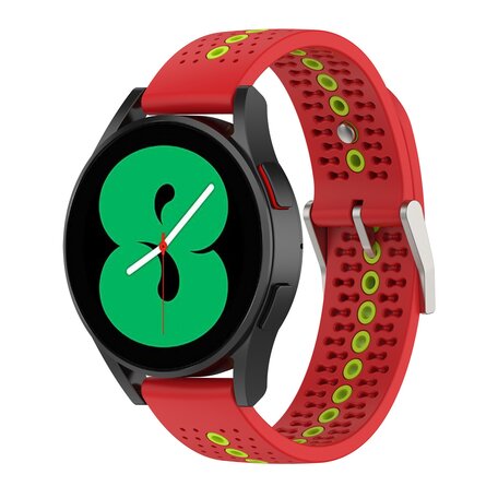 Samsung Galaxy Watch 4 - 40mm & 44mm - Dot Pattern Armband - Rot