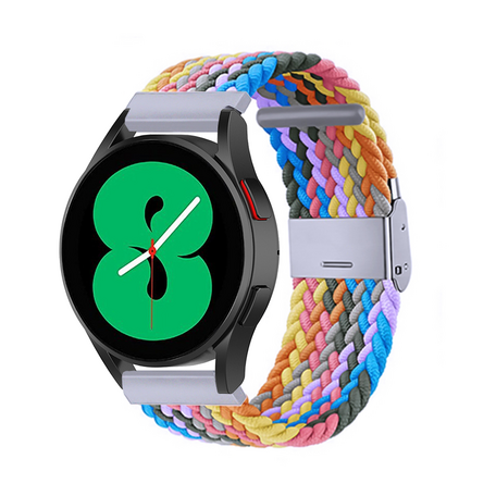 Samsung Galaxy Watch 4 - 40mm / 44mm - Geflochtenes Armband - Mehrfarbig Frühling