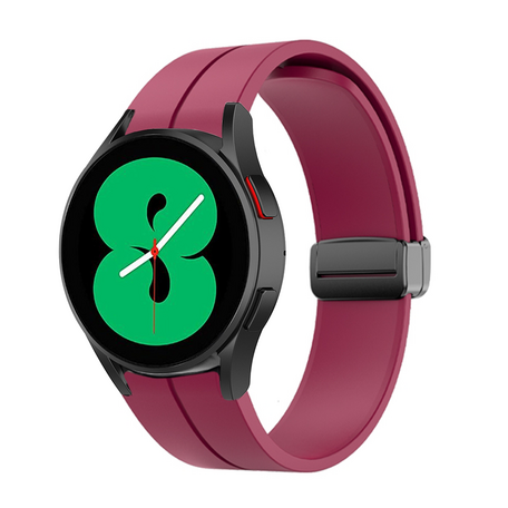 Samsung Galaxy Watch 4 - 40mm & 44mm - D-Schnallen-Sportarmband - Bordeaux