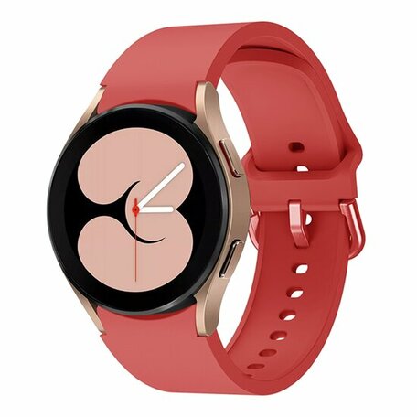 Samsung Galaxy Watch 4 - 40mm & 44mm - Klassisches Sportarmband - Rot