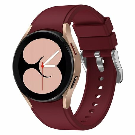 Samsung Galaxy Watch 4 - 40mm & 44mm - Silikon-Sportband - Bordeaux