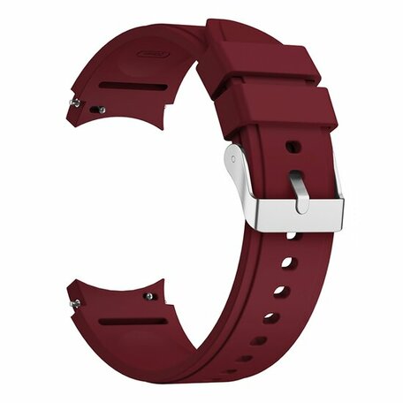 Samsung Galaxy Watch 4 - 40mm & 44mm - Silikon-Sportband - Bordeaux