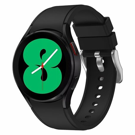 Samsung Galaxy Watch 4 - 40mm & 44mm - Silikon-Sportband - Schwarz