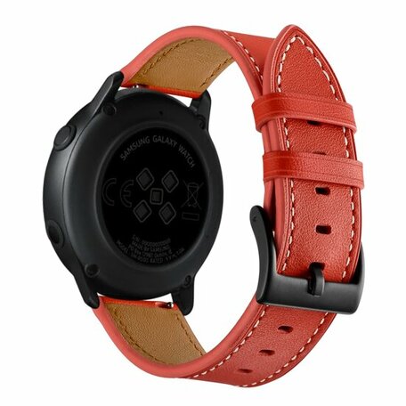 Samsung Galaxy Watch 4 - 40mm & 44mm - Lederarmband - Rot