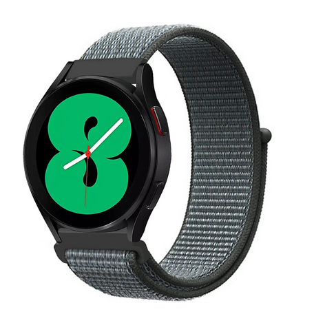 Samsung Galaxy Watch 4 - 40mm / 44mm - Sport Loop Armband - Dunkelgrau / Blau gemischt